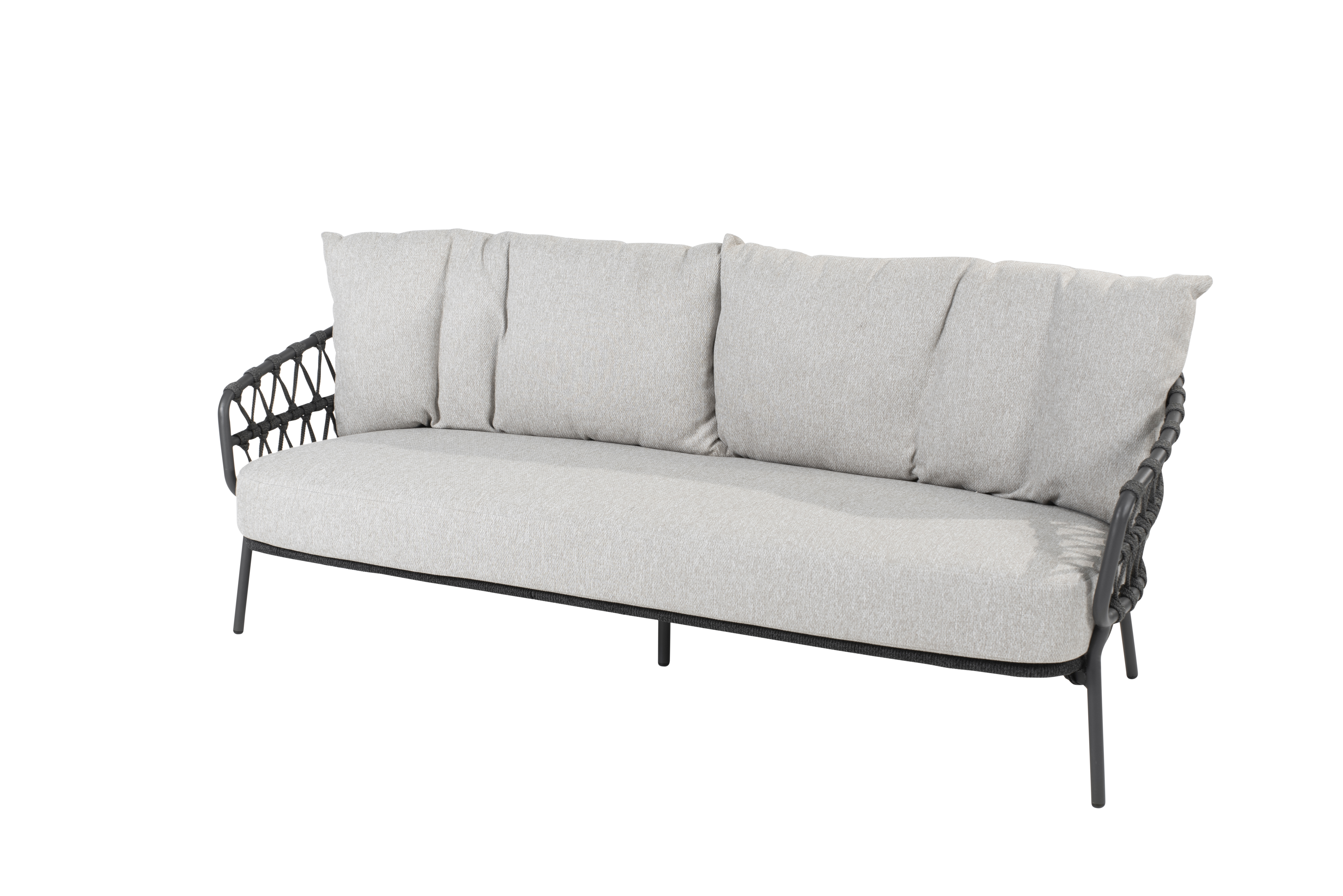  4 Seasons Calpi 3 Seater Sofa W/cushions - Anthracite